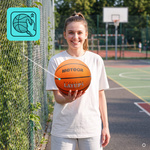 Basketball Meteor Layup 5 orange