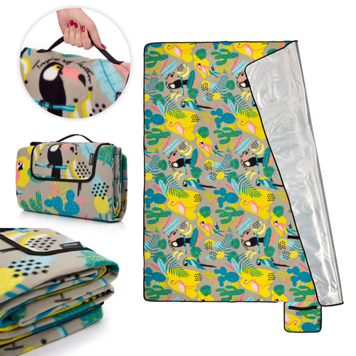 Picknickdecke Meteor XL 175x200 cm Tropen