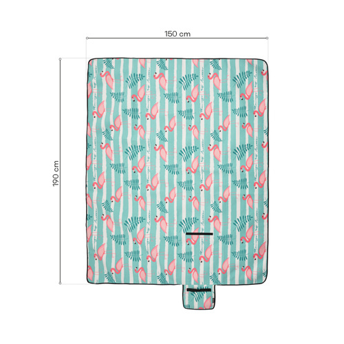 Picknickdecke Meteor 150x190 cm Flamingos