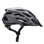 Fahrradhelm Meteor Marven M 55-58 cm grau/weiß/limonium