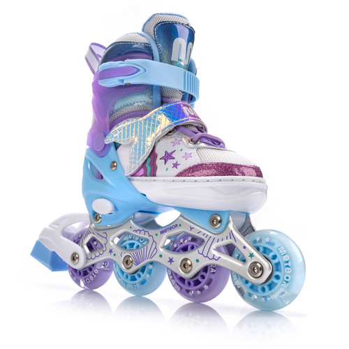 Inlineskates 4-in-1 Meteor für Kinder S 30-33 Mermaid