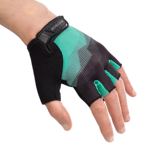 Fahrradhandschuhe Meteor MX22 XS schwarz/mint