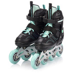 Inlineskates Meteor M 34-37 Urbo schwarz/minzfarben
