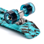 Skateboard Meteor Multikolor blau/schwarz