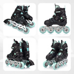 Inlineskates Meteor M 34-37 Urbo schwarz/minzfarben