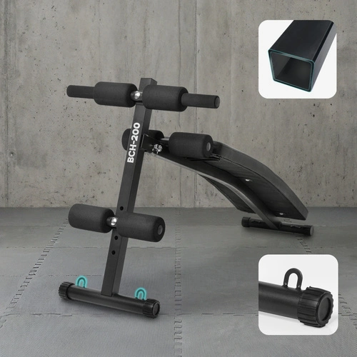 Trainingsbank Meteor, schräg, für Bauchmuskeltraining, bis 150 kg