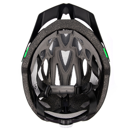Fahrradhelm Meteor Gruver S 52-56 cm schwarz/grün
