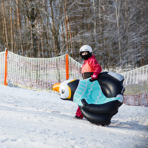 Aufblasbare Schneerutscher Meteor Penguin Schwarz/Mint