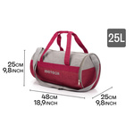 Fitness Tasche Meteor Siggy 25 l lila/grau