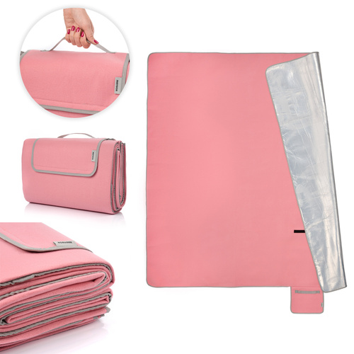 Picknickdecke Meteor 2XL 200x200 cm pink