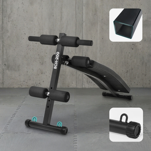 Trainingsbank Meteor, schräg, für Bauchmuskeltraining, bis 150 kg