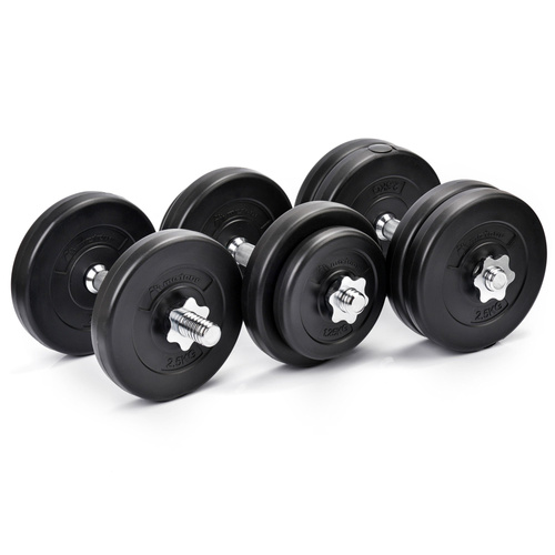 Meteor 25 kg bituminöses Hantelset