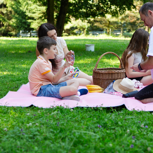 Picknickdecke Meteor XL 175x200 cm pink