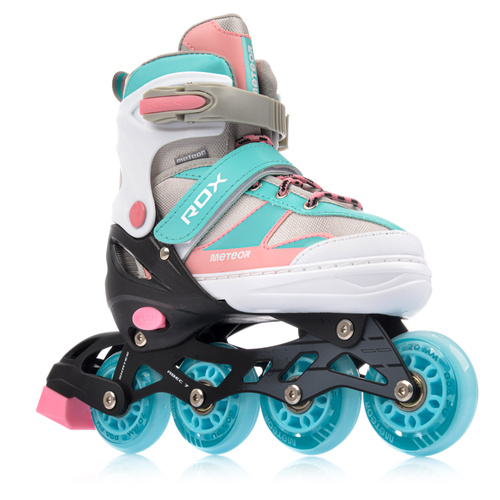 Inlineskates Meteor S 30-33 Rox pink/hellblau