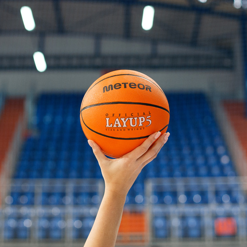Basketball Meteor Layup 5 orange