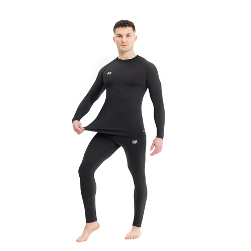 Herren Thermounterwäsche Set Meteor MT XL schwarz