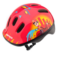 Kinderfahrradhelm Meteor MV6-2 S 48-52 cm Fire