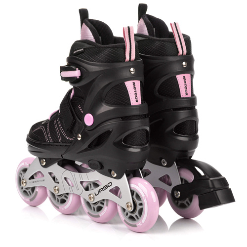 Rollschuhe Meteor Urbo L 38-41 schwarz/pink