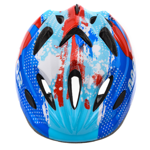 Kinderfahrradhelm Meteor HB6-5 S 48-52 cm Karte blau