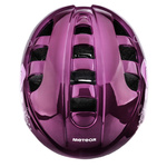 Fahrradhelm Meteor KS08 S 48-52 cm rosa Schmetterlinge