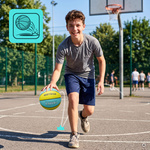 Basketball Meteor Layup 4 gelb/blau