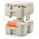 Tragbare Toilette Meteor 20 l creme