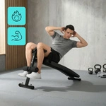 Trainingsbank Meteor, schräg, für Bauchmuskeltraining, bis 150 kg