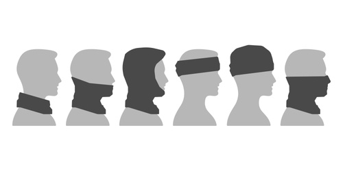 Multifunktionstuch Meteor khaki