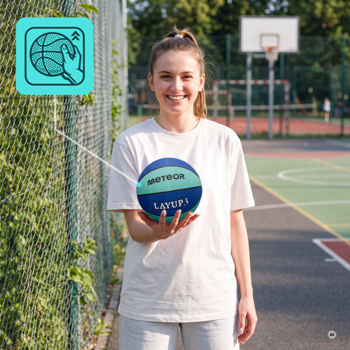 Basketball Meteor Layup 3 blau