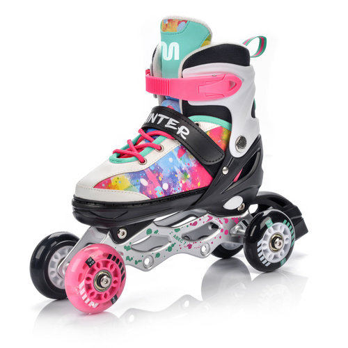 Inlineskates 4-in-1 Meteor L 38-41 Painter