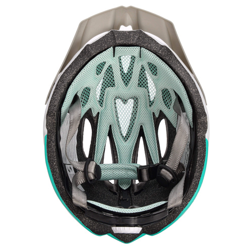 Fahrradhelm Meteor Marven M 55-58 cm weiß/mint