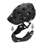 Fullface-Fahrradhelm Meteor Hydra M 55-58 cm schwarz