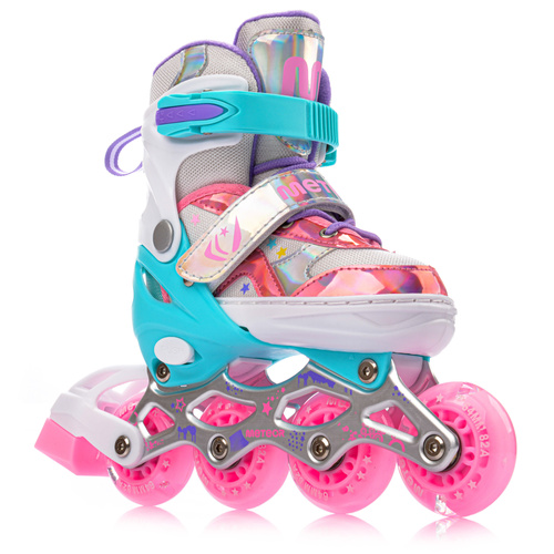Inlineskates 4-in-1 Meteor für Kinder S 30-33 Lunar