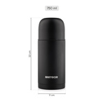 Thermobecher Meteor 750 ml schwarz