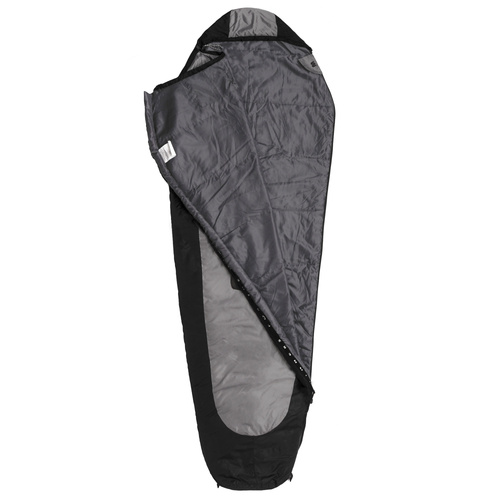 Schlafsack Meteor Indus R grau/schwarz