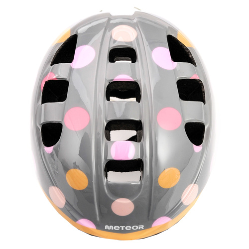 Kinderfahrradhelm Meteor MA-2 S 48-52 cm Dots