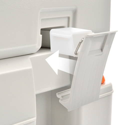 Tragbare Toilette Meteor 20 l weiß