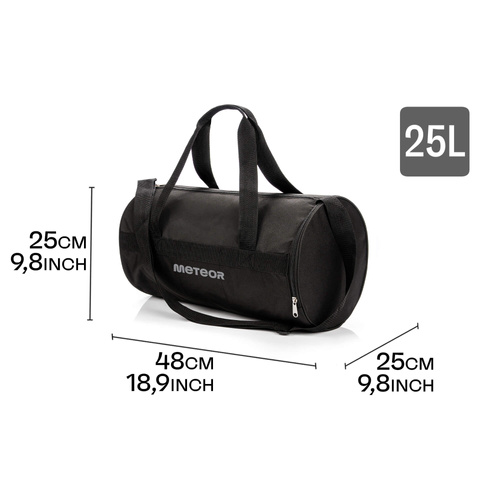 Meteor Siggy Fitness Tasche 25 l schwarz