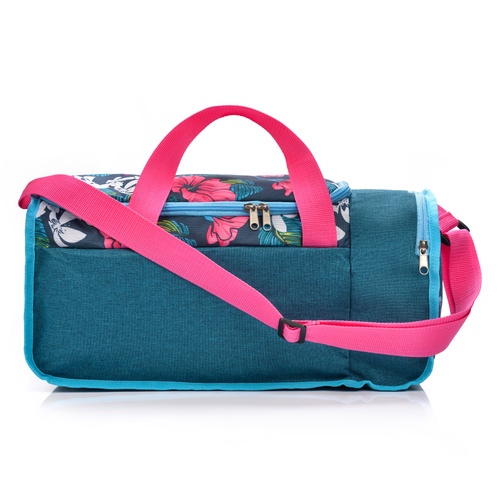 Fitness Tasche Meteor Nepr 20 l rosa/grüne Blumen