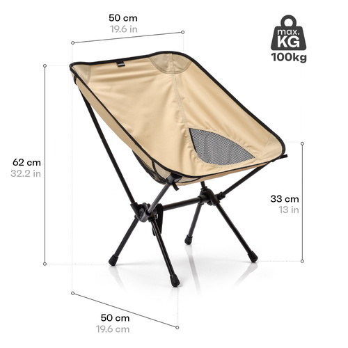 Meteor Schelp klappstuhl beige