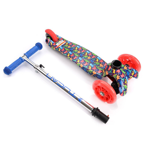 Dreirad-Roller mit geführten Rädern Meteor Tucan Dinosaurier