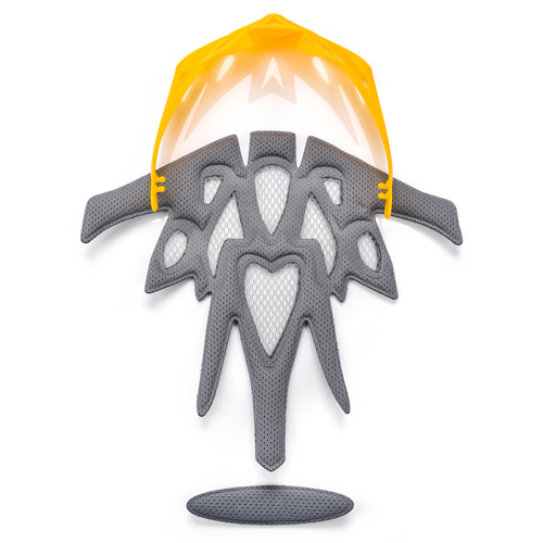 Fahrradhelm Meteor Marven M 55-58 cm blau/weiß/gelb