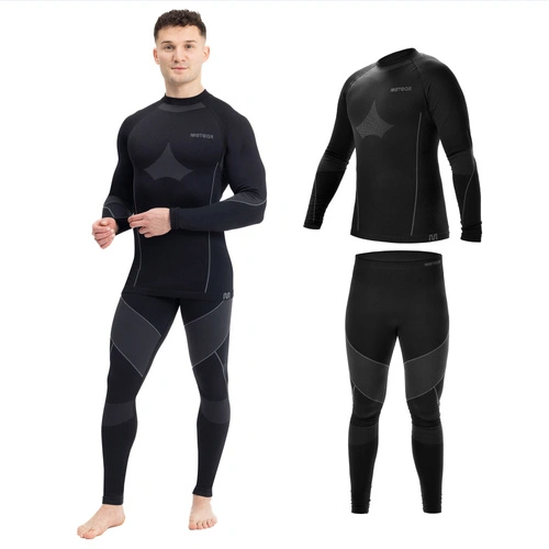 Herren Thermounterwäsche Meteor XL/XXL schwarz