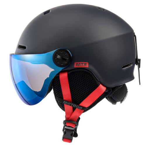 Skihelm Meteor Falven S 53-55 cm dunkelblau