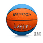 Basketball Meteor Layup 3 blau/orange