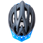Fahrradhelm Meteor Marven L 58-61 cm grau/blau
