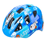 Kinderfahrradhelm Meteor PNY11 S 43-48 cm Dogs blau