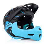 Fullface-Fahrradhelm Meteor Hydra M 55-58 cm schwarz/blau
