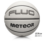 Basketball Meteor Fluo weiß/neon grün 7