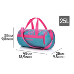 Meteor Siggy Fitness Tasche 25 l blau/rosa Blumen